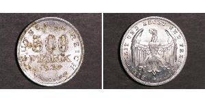 500 Mark Weimarer Republik (1918-1933) Aluminium 