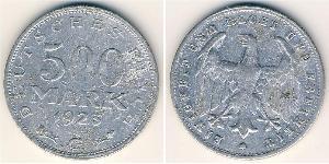 500 Mark Weimarer Republik (1918-1933) Aluminium 