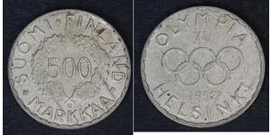 500 Mark Finlandia (1917 - ) Plata 