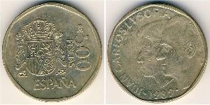 500 Peseta Kingdom of Spain (1976 - ) Brass/Nickel 