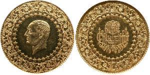 500 Piastre Turquía (1923 - ) Oro Mustafa Kemal Atatürk (1881-1938)
