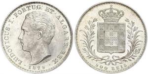 500 Reis Royaume de Portugal (1139-1910) Argent 