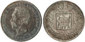 500 Reis Regno del Portogallo (1139-1910) Argento 