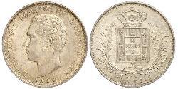 500 Reis Reino de Portugal (1139-1910) Plata 