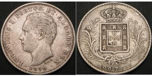 500 Reis Reino de Portugal (1139-1910) Plata 