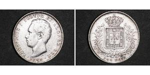 500 Reis Reino de Portugal (1139-1910) Plata 