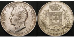 500 Reis Reino de Portugal (1139-1910) Plata 
