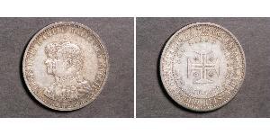 500 Reis Reino de Portugal (1139-1910) Plata Carlos I de Portugal (1863-1908)