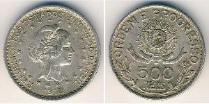 500 Reis Brasilien Silber 