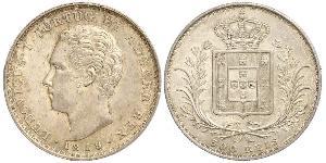 500 Reis Kingdom of Portugal (1139-1910) Silver 