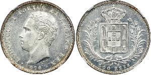 500 Reis 葡萄牙王國 (1139 - 1910) 銀 