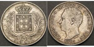 500 Reis 葡萄牙王國 (1139 - 1910) 銀 
