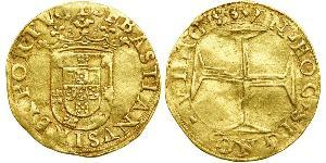 500 Reis / 1 Cruzado  Portogallo / Regno del Portogallo (1139-1910) Oro Sebastian of Portugal (1554-1578)