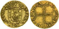 500 Reis / 1 Cruzado  Portugal / Reino de Portugal (1139-1910) Oro Sebastian of Portugal (1554-1578)