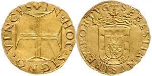 500 Reis / 1 Cruzado  Portugal / Reino de Portugal (1139-1910) Oro Sebastian of Portugal (1554-1578)
