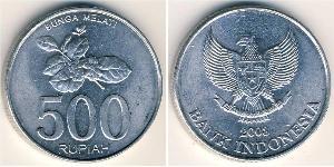 500 Rupia Indonesia (1945 - ) Aluminio 