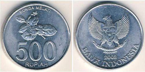 500 Rupia indonesiana Indonesia (1945 - ) Alluminio 
