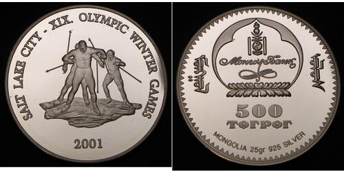 500 Tugrik Mongolei (1921 - ) Silber 