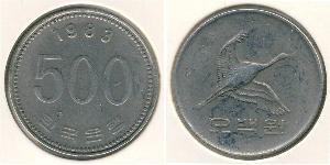 500 Won Corea del Sud Rame/Nichel 