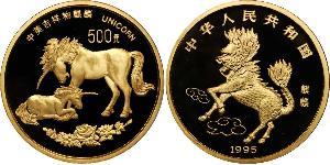 500 Yuan Volksrepublik China Gold 
