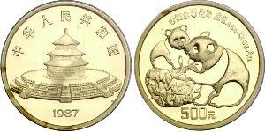 500 Yuan Cina Oro 