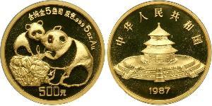 500 Yuan Cina Oro 