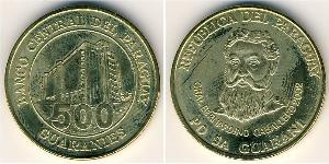 500 Гуарани Республика Парагвай (1811 - ) Бронза 