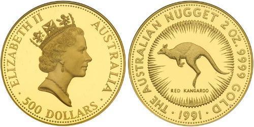 500 Доллар Австралия (1939 - ) Золото Елизавета II (1926-2022)