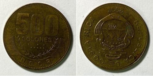 500 Колон Costa Rica (1821 - )  