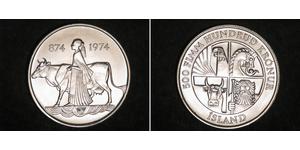 500 Крона Исландия (1944 - ) Серебро 