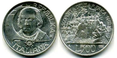 500 Ліра Італія Срібло 