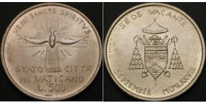 500 Ліра Ватикан Срібло 