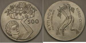 500 Міль Кіпр Нікель/Мідь 