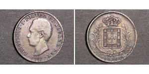 500 Рейс Королівство Португалія (1139-1910) Срібло 