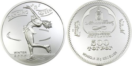 500 Тугрик Монголия (1921 - ) Серебро 