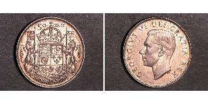 50 Cent Canada Argent George VI (1895-1952)