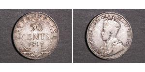 50 Cent Canada Argent George V (1865-1936)