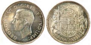 50 Cent Canada Argent George VI (1895-1952)