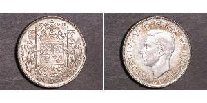 50 Cent Canada Argent George VI (1895-1952)