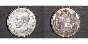 50 Cent Canada Argent George VI (1895-1952)