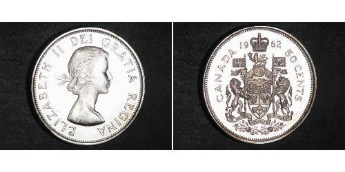 50 Cent Canada Argent Elizabeth II (1926-2022)