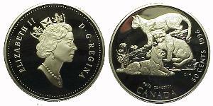 50 Cent Canada Argento Elisabetta II (1926-2022)