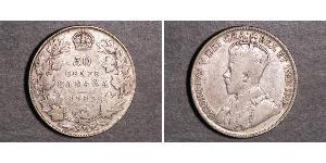 50 Cent Canada Argento Giorgio V (1865-1936)