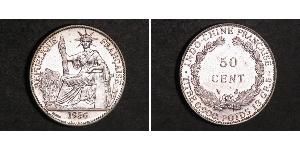 50 Cent Französisch-Indochina (1887-1954) Bronze/Nickel 
