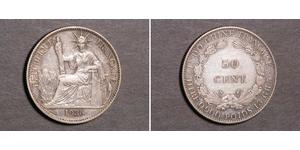 50 Cent French Indochina (1887-1954) Bronze/Nickel 