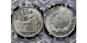 50 Cent French Indochina (1887-1954) Bronze/Nickel 