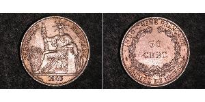 50 Cent Indocina francese (1887-1954) Bronzo/Nichel 