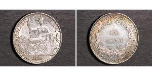 50 Cent Indocina francese (1887-1954) Bronzo/Nichel 