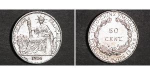 50 Cent Indochina francesa (1887-1954) Níquel/Bronce 