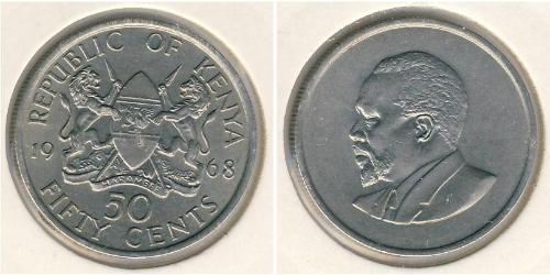 50 Cent Kenia (1963 - ) Níquel/Cobre 